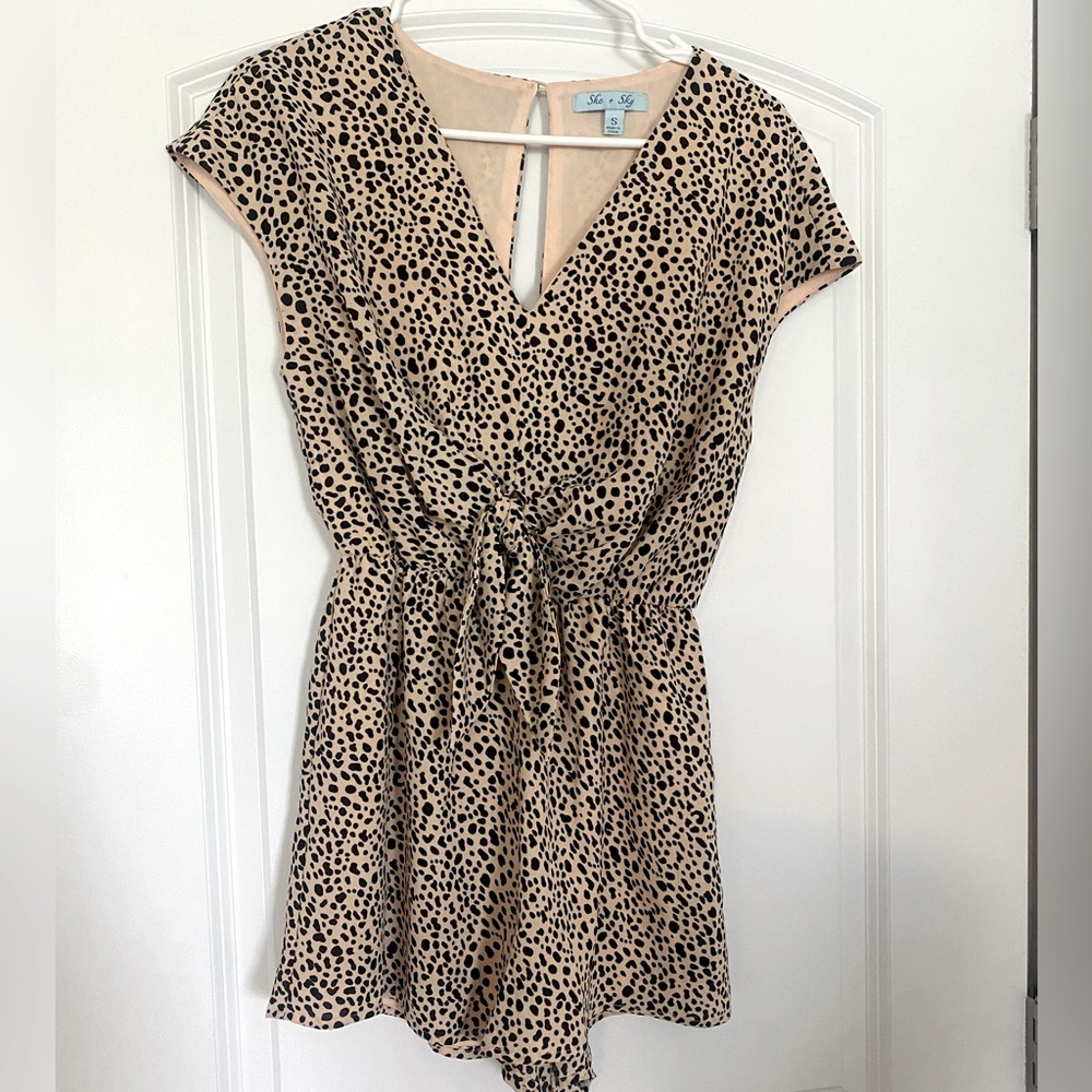 She + Sky romper. size Small